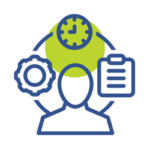 icon of a person who represents a manager