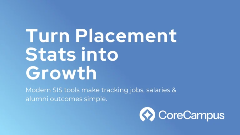 A student information system helps career and trade schools collect and better manage career placement data.