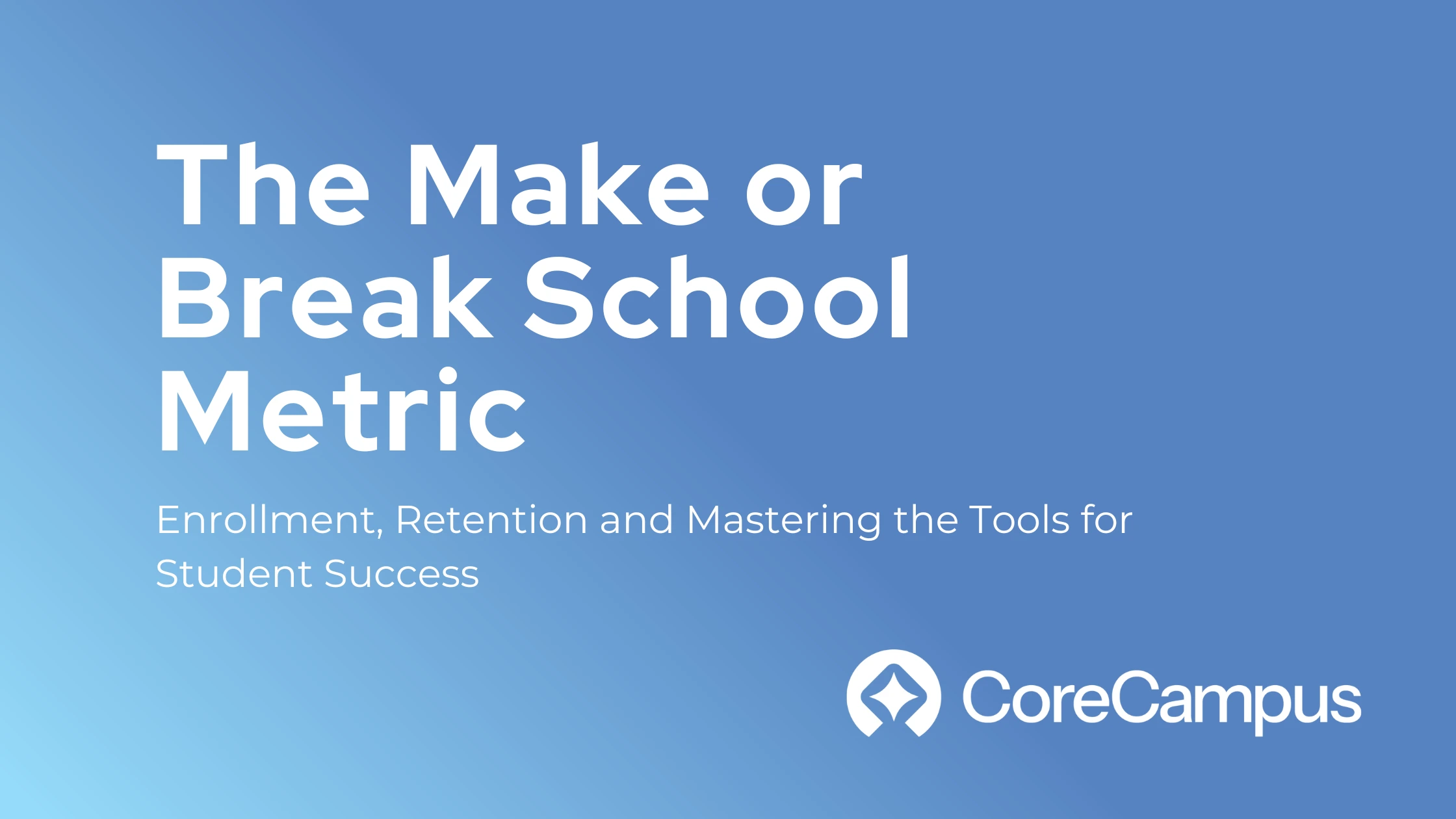 Student retention software monitors academic performance, attendance, financial aid status and engagement levels.