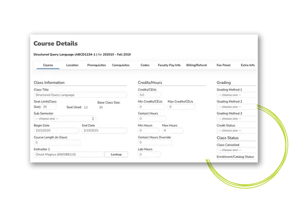 Course Catalog Management