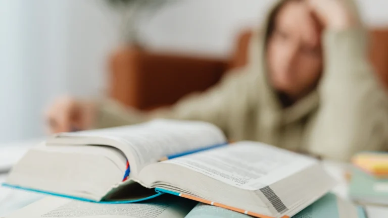 A frustrated student who may be at risk of stopping out.